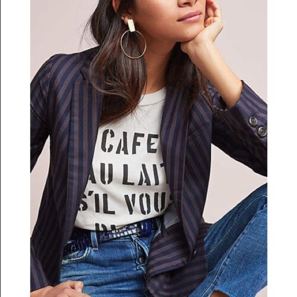 Anthropologie Heartloom Blazer